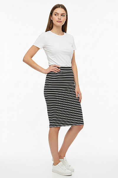 Balonová  Sukně Černobílá