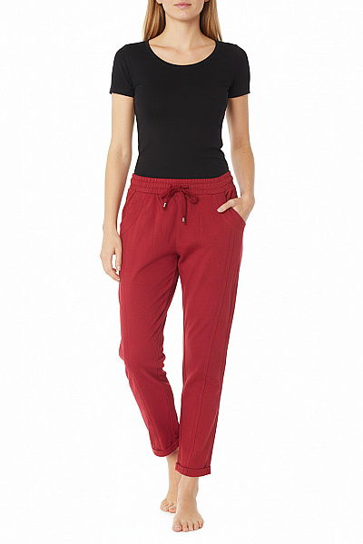 Dámské Tepláky Červené Second Hand Vel. 36