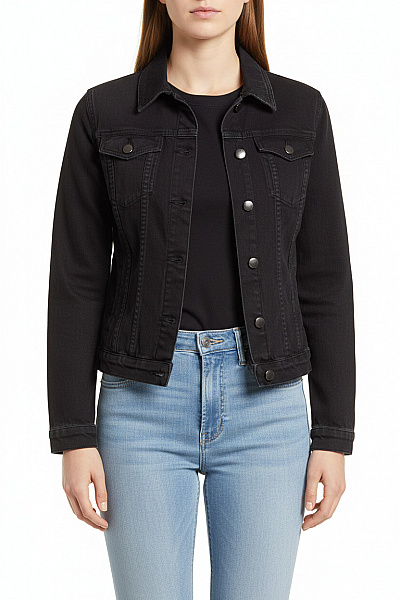 Dámská Přechodné Bundy Černá Boohoo Vel. 38