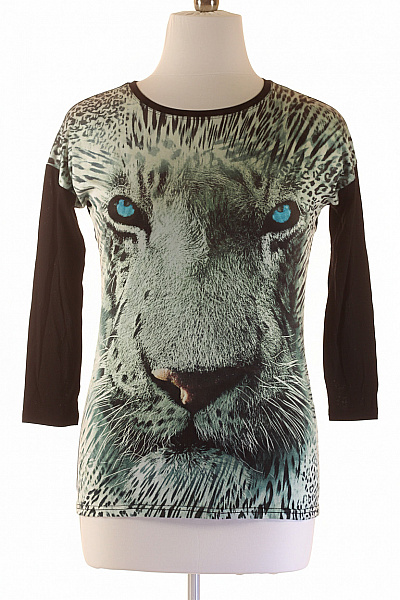 Dámské Tričko S Potiskem Zelené Vel. XL/XXL