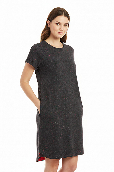 LOAP  Mikinové Šaty Šedé Second Hand Vel. M