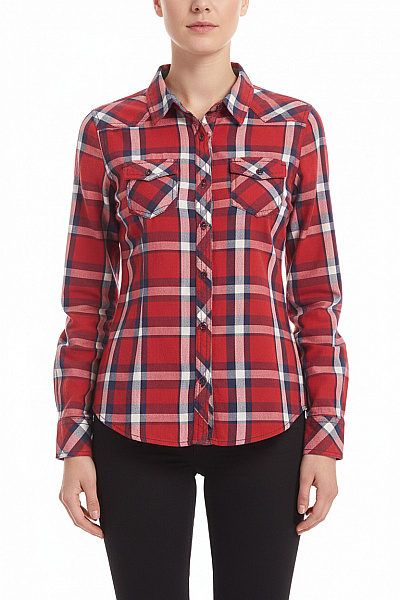 TOMMY HILFIGER Dámská Košile Červená Second Hand Vel. XS