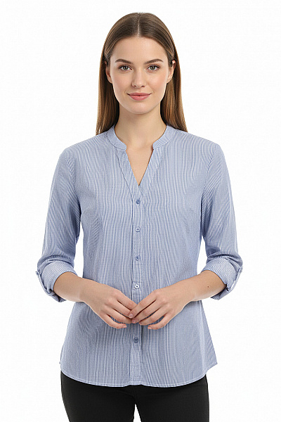 Vzorovaná Dámská Košile Modrá Reserved Vel. 36