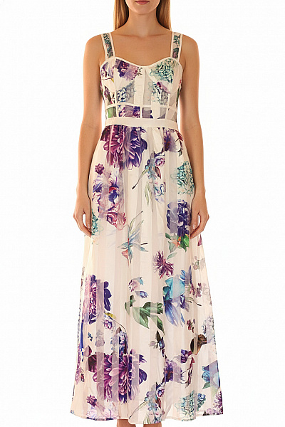 Shein Dámské Letní šaty Maxi Květované Na Ramínka Elegantní Vel. L