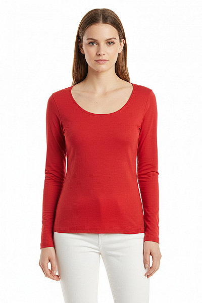 Dámské Tričko Červené Vel. M