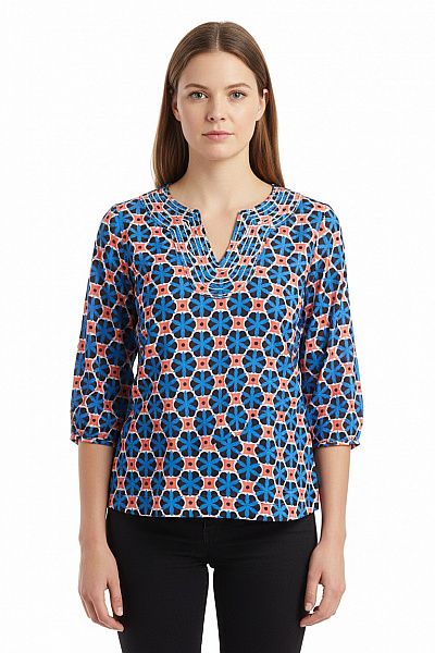 Dámské Tričko S Potiskem Barevné BODEN Second Hand Vel. 40