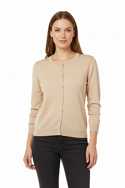 Dámský Cardigan Béžový Vel. L