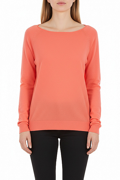 PROMOD  Halenka Pletená Oranžová Second Hand