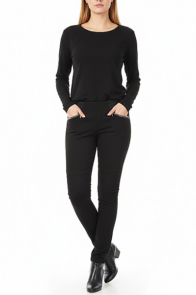 Dámské Kalhoty Rovné Černé ZARA Vel. M