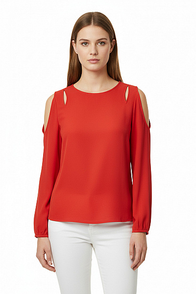  Halenka Jednobarevná Červená Other Stories Second Hand Vel. 38