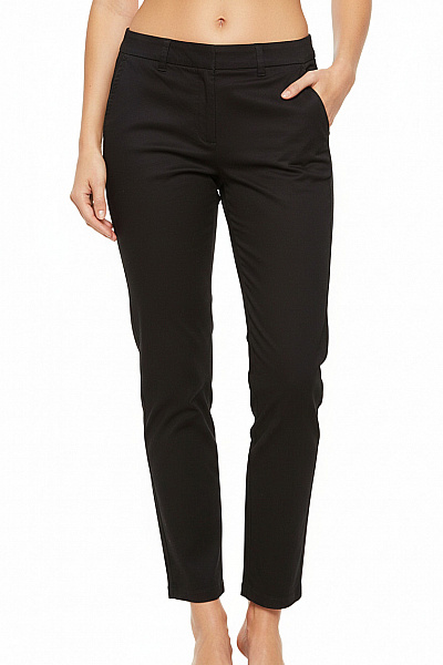 ZARA Dámské Kalhoty Rovné Černé Vel. M