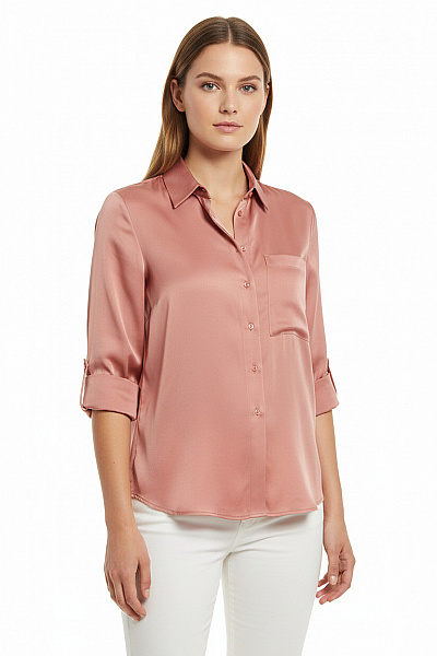 Dámská Košile Růžová MANGO Vel. S