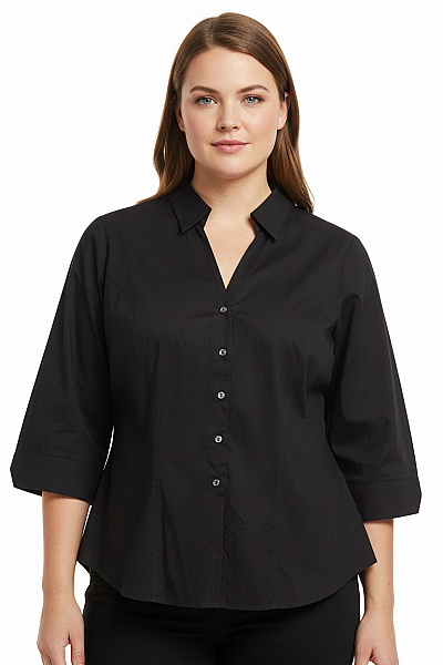 Společenská Dámská Košile Černá Marks & Spencer Vel. 22