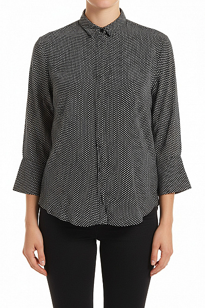 Dámská Košile Černobílá MANGO Vel. L