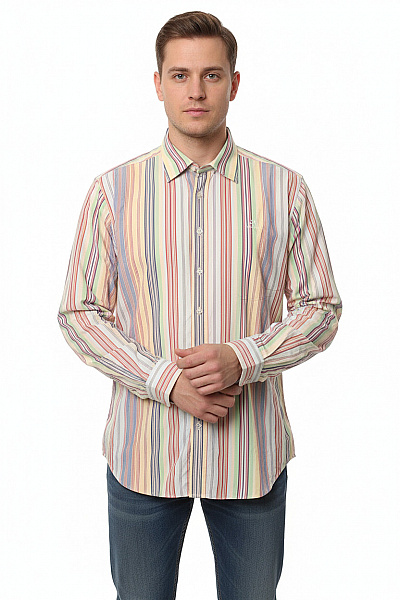 Vzorovaná Pánská Košile Barevná Vel. XL