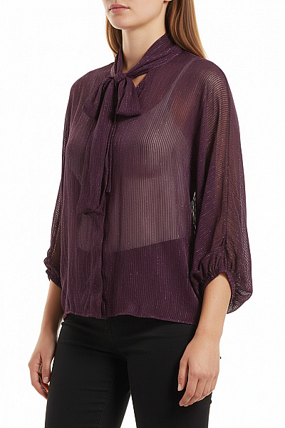  Halenka Jednobarevná Fialová Vel. 40