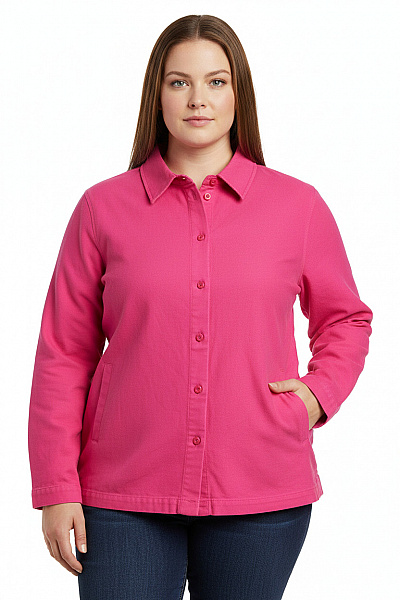 Dámská Přechodné Bundy Růžová Vel. M