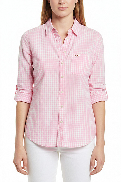 Hollister Dámská Košile Růžová Vel. M