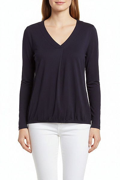  Halenka Jednobarevná Modrá TOM TAILOR Vel. 46