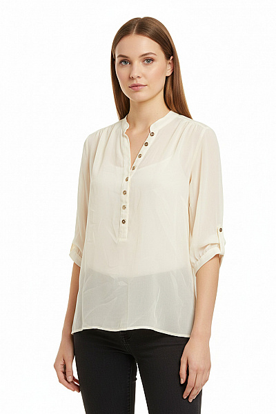 SOAKED Halenka Béžová Second Hand Vel. S