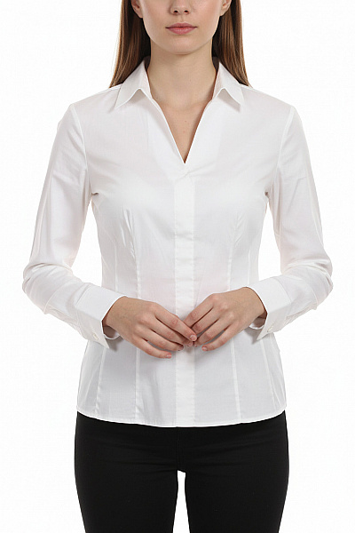  Halenka Jednobarevná Bílá Hugo Boss Vel. 36