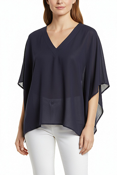 S.OLIVER  Halenka Jednobarevná Modrá Second Hand Vel. 38