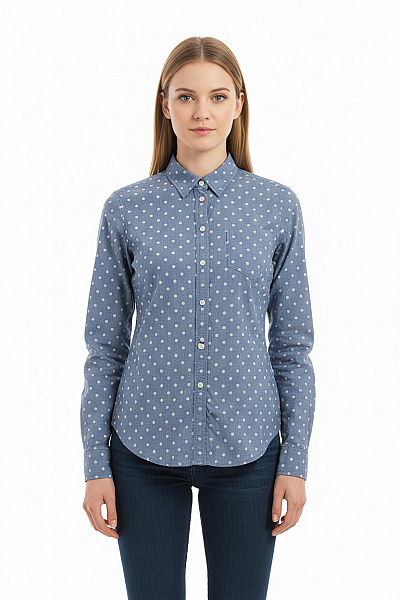 Dámská Košile Modrá Hollister Vel. XS