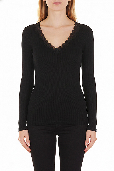 Jednoduché Dámské Tričko Černé Express Vel. S