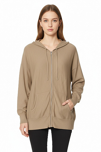 Dámská Mikina Rozepínací Zelená MANGO Vel.  S