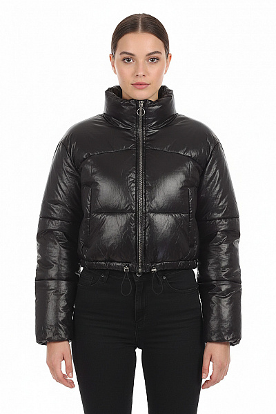 Zimní Dámská Bunda Černá Bershka Vel. XS