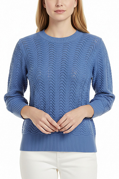 Dámský Pulovr Modrý Kaffe Vel. M