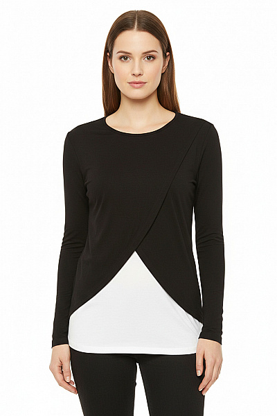 Dámské Tričko Černobílé VERO MODA Vel. XL