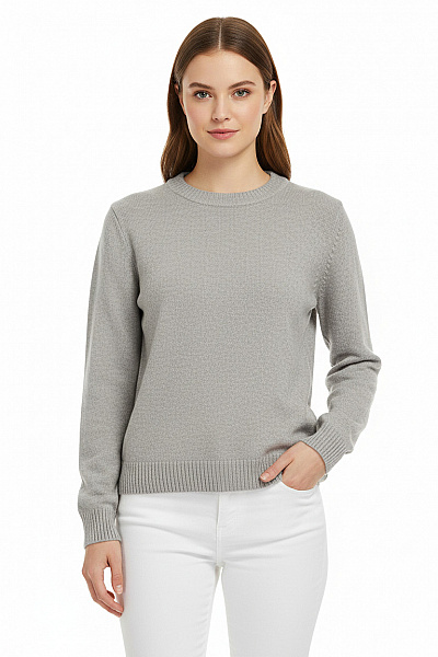 VILA Dámský Pulovr Šedý Second Hand Vel. S