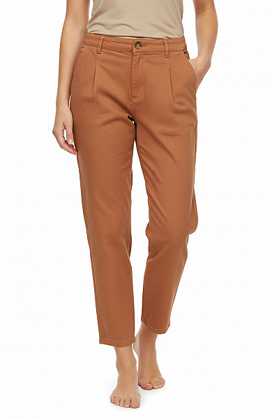 TRENDYOL Dámské Kalhoty Hnědé Vel. 40