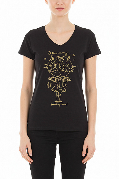 Dámské Tričko Černé CACHE Second Hand