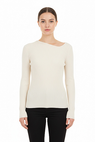 TRENDYOL Dámský Pulovr Bílý Vel. S