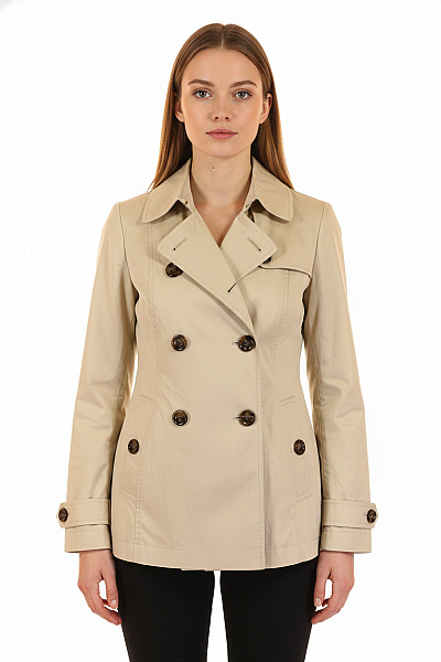 Dámský Trenčkot Béžový SOAKED Vel. S