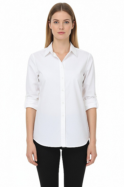 Filippa K. Dámská Bílá Košile S Dlouhým Rukávem Elegantní Volná Vel. 40