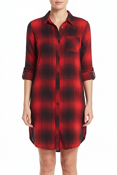 ONLY Košilové  Šaty Červené Vel. XXS