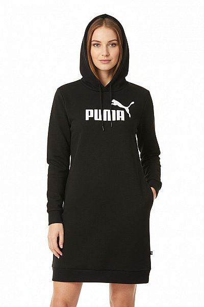  Mikinové Šaty Černé Puma Vel. S