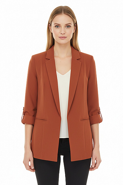ONLY Společenské Dámské Sako Hnědé Vel. 38