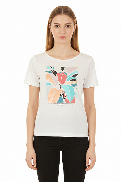 S.OLIVER Dámské Tričko Bílé Vel. 34