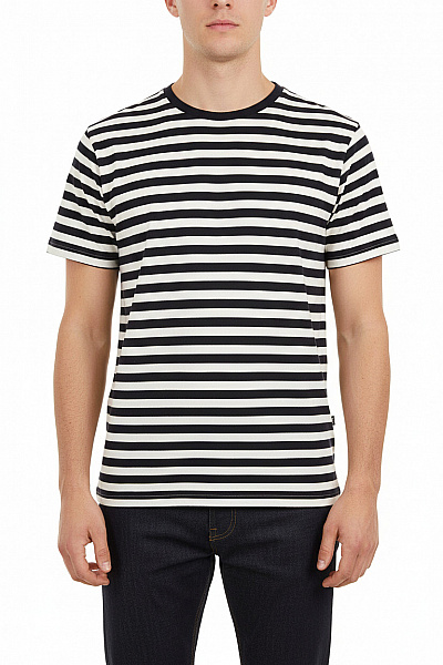 BOMBOOGIE Pánské Tričko S Potiskem Modré Second Hand Vel. M