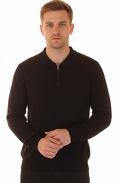 SELECTED Pánský Pulovr Černý Second Hand Vel. L