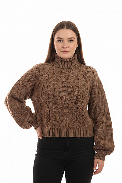 Dámský Svetr Hnědý Vel. 40