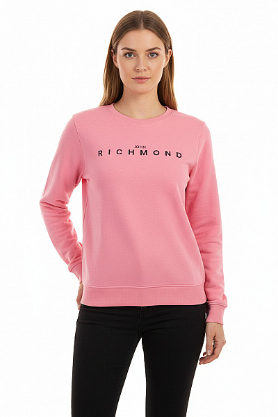 John Richmond Dámská Mikina Bez Zapínání Růžová Vel. M