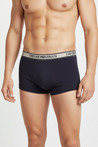 Pánské Prádlo Modré ARMANI Second Hand Vel. S