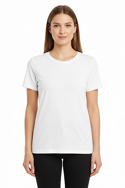 Jednoduché Dámské Tričko Bílé Gap Vel. L