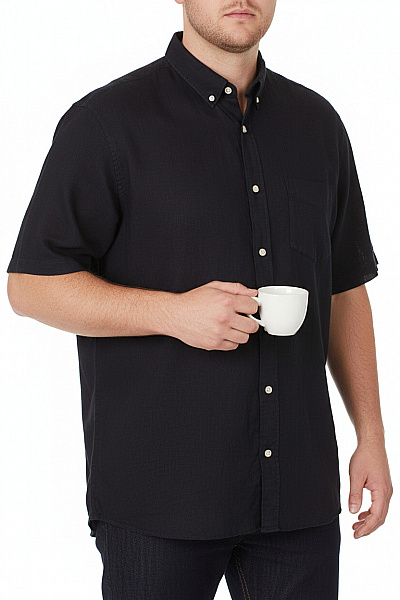 Pánská Košile Lněná Modrá GANT Second Hand Vel. 41/42