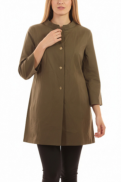 Dámský Kabát Khaký HERNO Second Hand